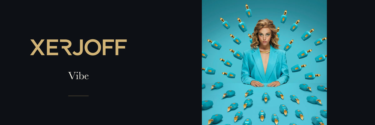 Xerjoff Vibe collection banner