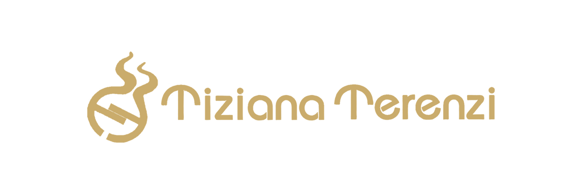 Tiziana Terenzi logo in gold on transparent background