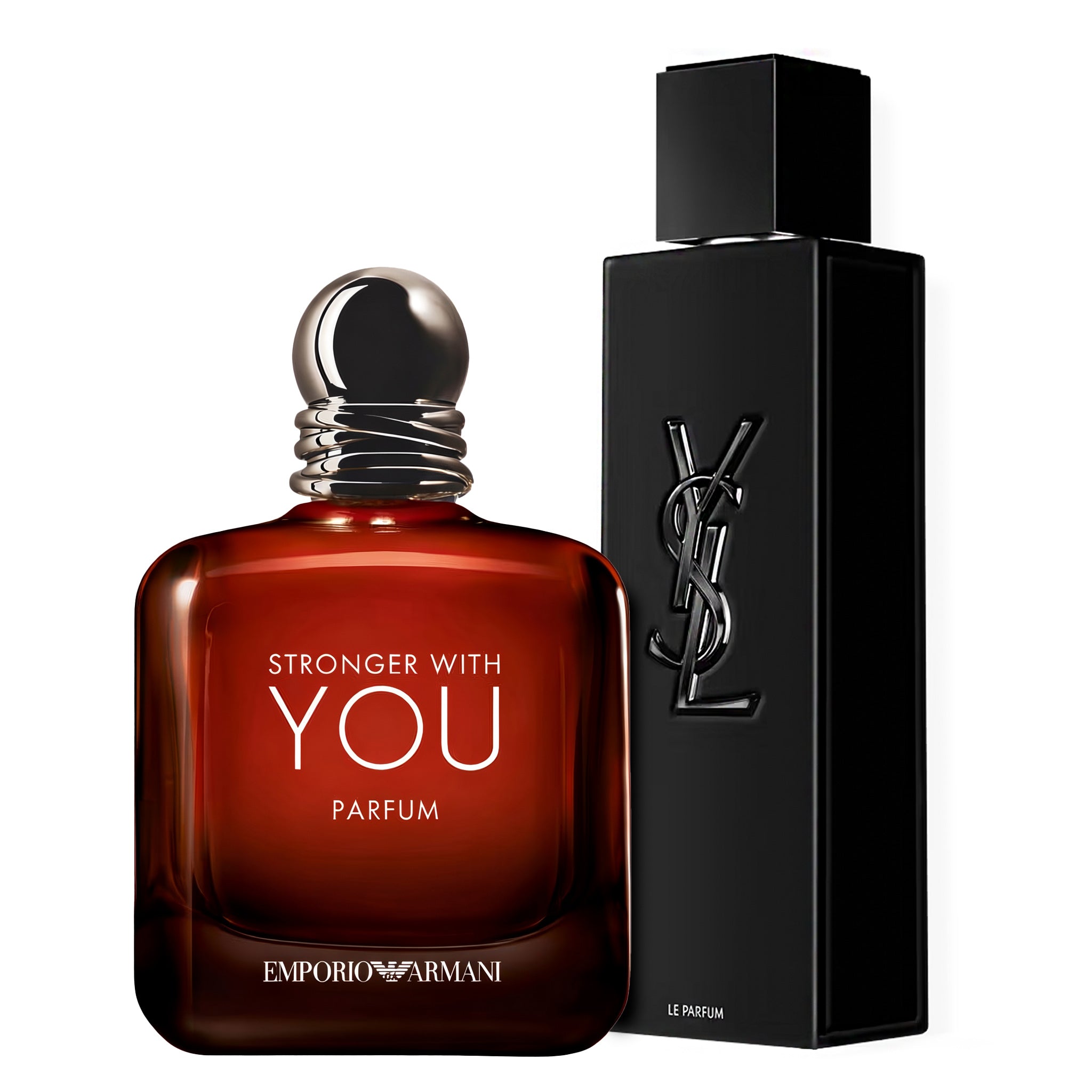 Stronger with Myslf | Armani Stronger With You Parfum + YSL MYSLF