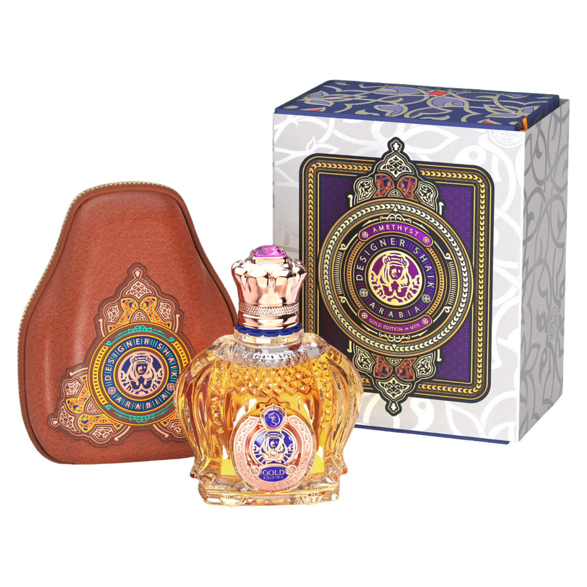 Opulent Shaik Amethyst Gold for Men