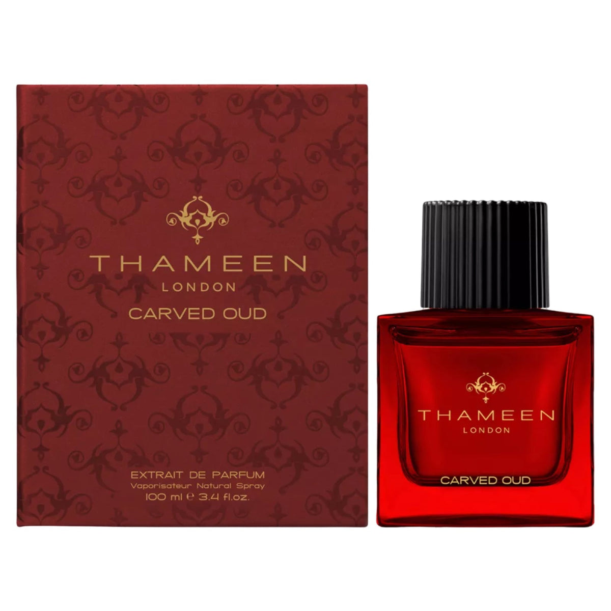 Red Carved Oud