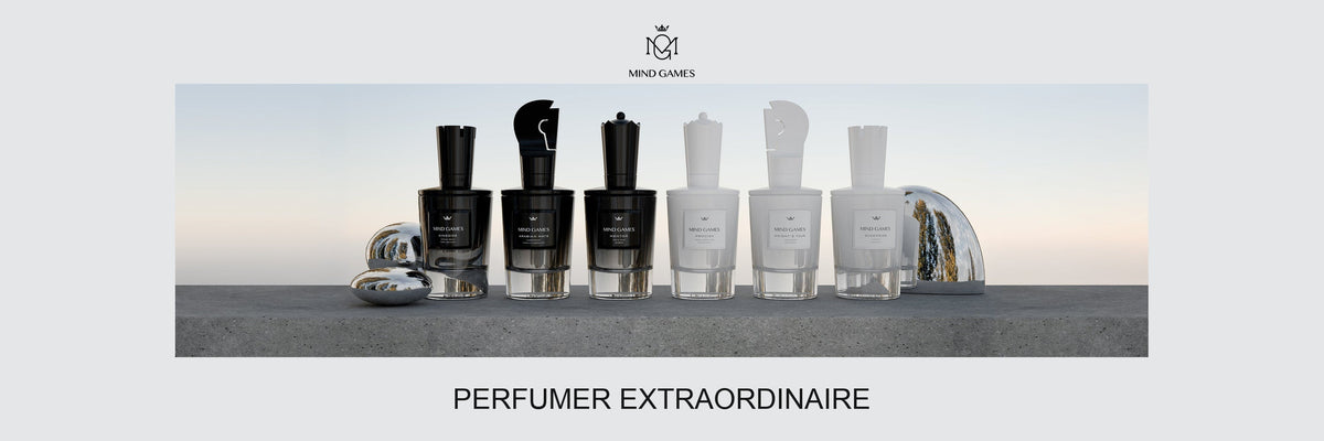 Mind Games Perfumer Extraordinaire collection banner