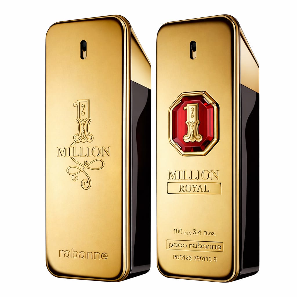 Paco Rabanne 2 Million (1 Million Royal 3.4 oz & 1 Million EDT 3.4 oz)