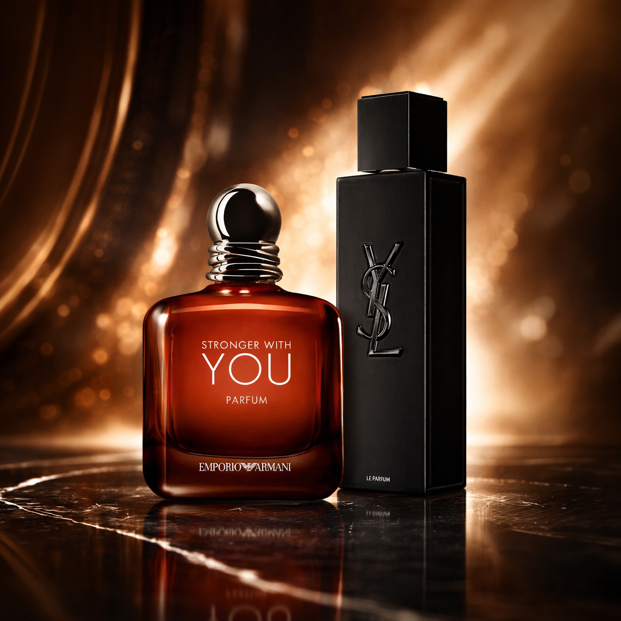 Stronger with Myslf | Armani Stronger With You Parfum + YSL MYSLF