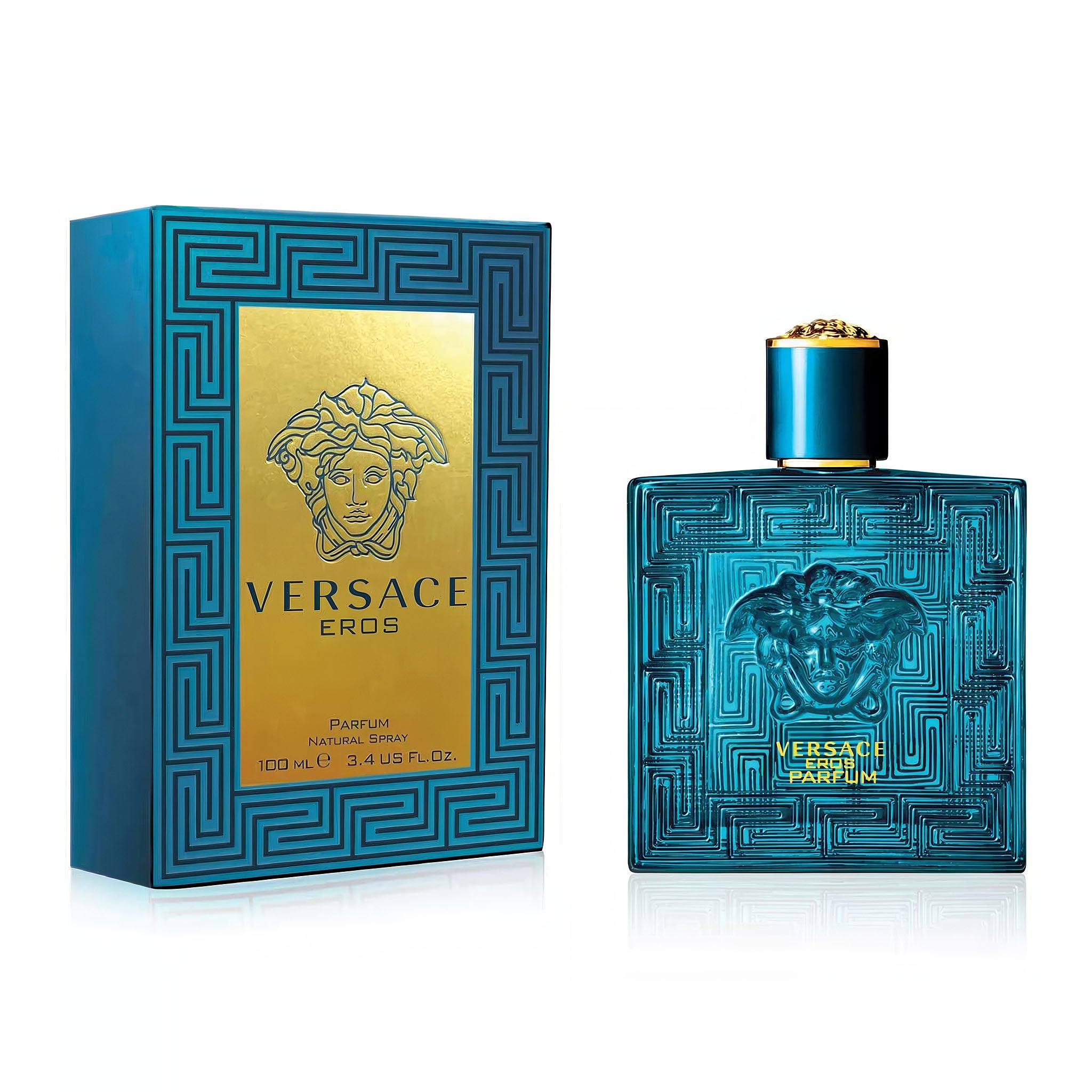 Versace Eros Parfum for Men | Intense Woody Amber Citrus Cologne