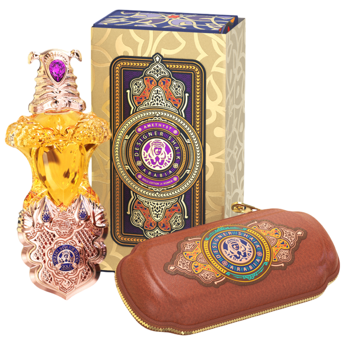 Opulent Shaik Amethyst Gold for Women