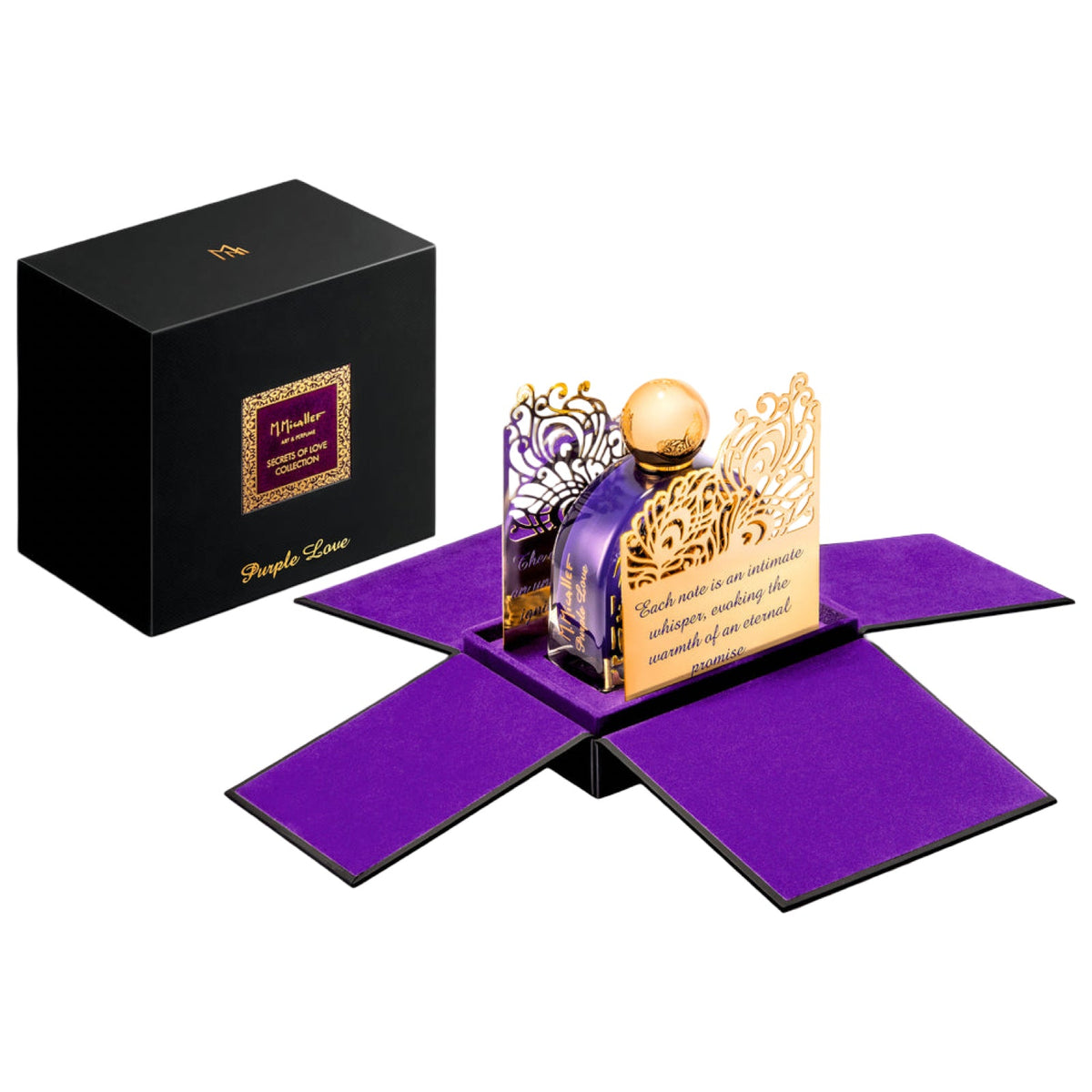 M. Micallef Purple Love fragrance bottle